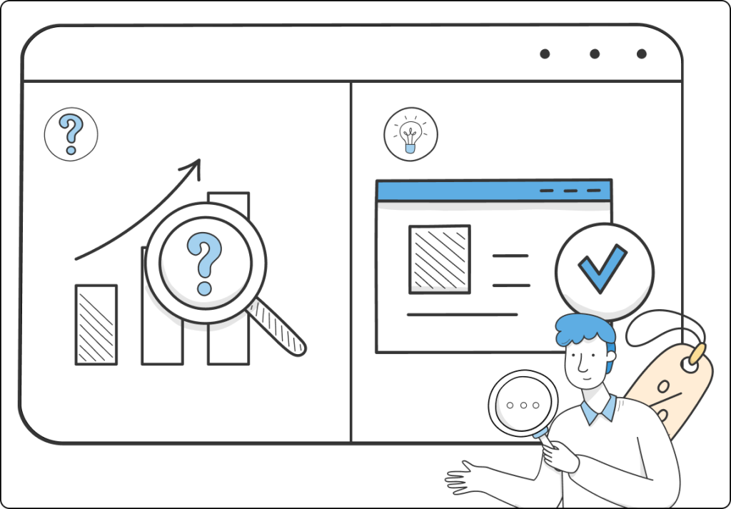 A two-panel graphic illustrating the transition from uncertain promotional forecasting to verified, data-driven promotional strategy execution.